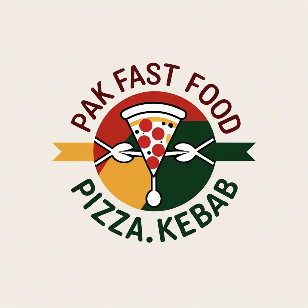 Pak Fast Food Pizza Kabab Logo